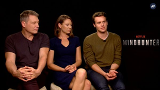 The cast of <i>Mindhunter</i> thinks it's cool you watched the show in 2 days<em></em>